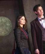 Doctor Who Season 7 Clara Oswald Black Leather Jacket