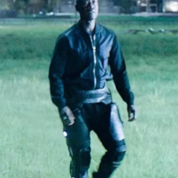Don Cheadle Endgame Black Bomber Jacket