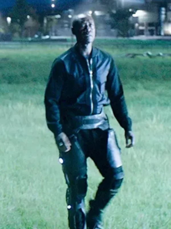 Don Cheadle Endgame Black Bomber Jacket