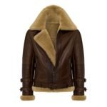Douglas Aviator RAF SF Shearling Fur Bomber Jacket