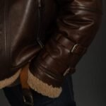 Douglas Aviator RAF SF Shearling Fur Bomber Jacket