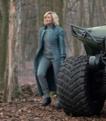 Dr Catherine Halsey Halo Grey Coat