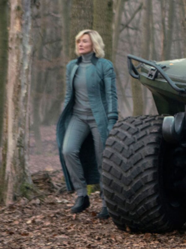 Dr Catherine Halsey Halo Grey Coat