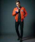 Dragon Ball Z Goku Orange Leather Jacket