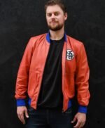Dragon Ball Z Goku Orange Leather Jacket