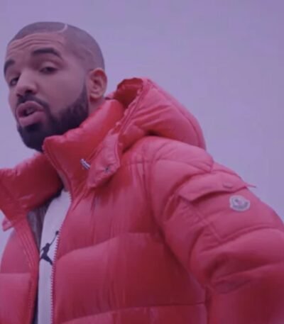 Drake Red Puffer Jacket