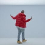 Drake Red Puffer Jacket