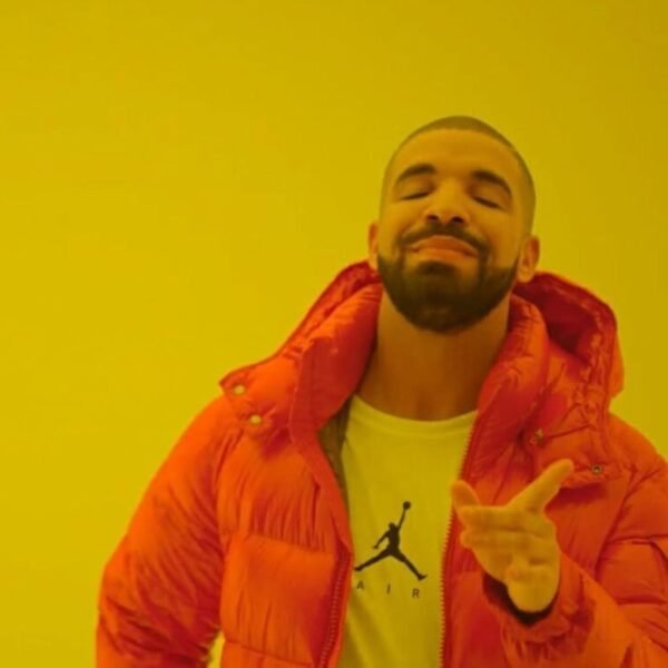 Drake Red Puffer Jacket