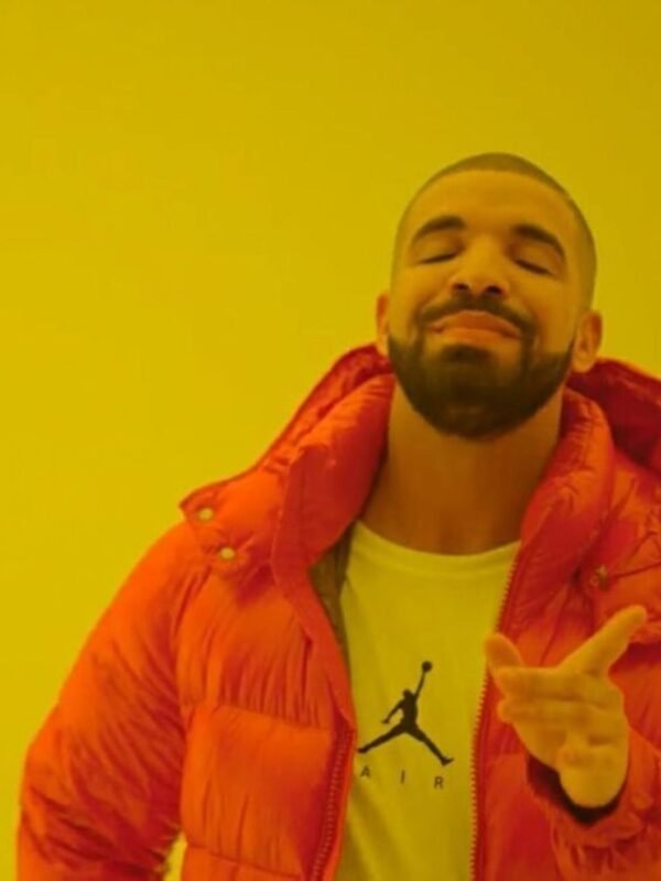 Drake Red Puffer Jacket