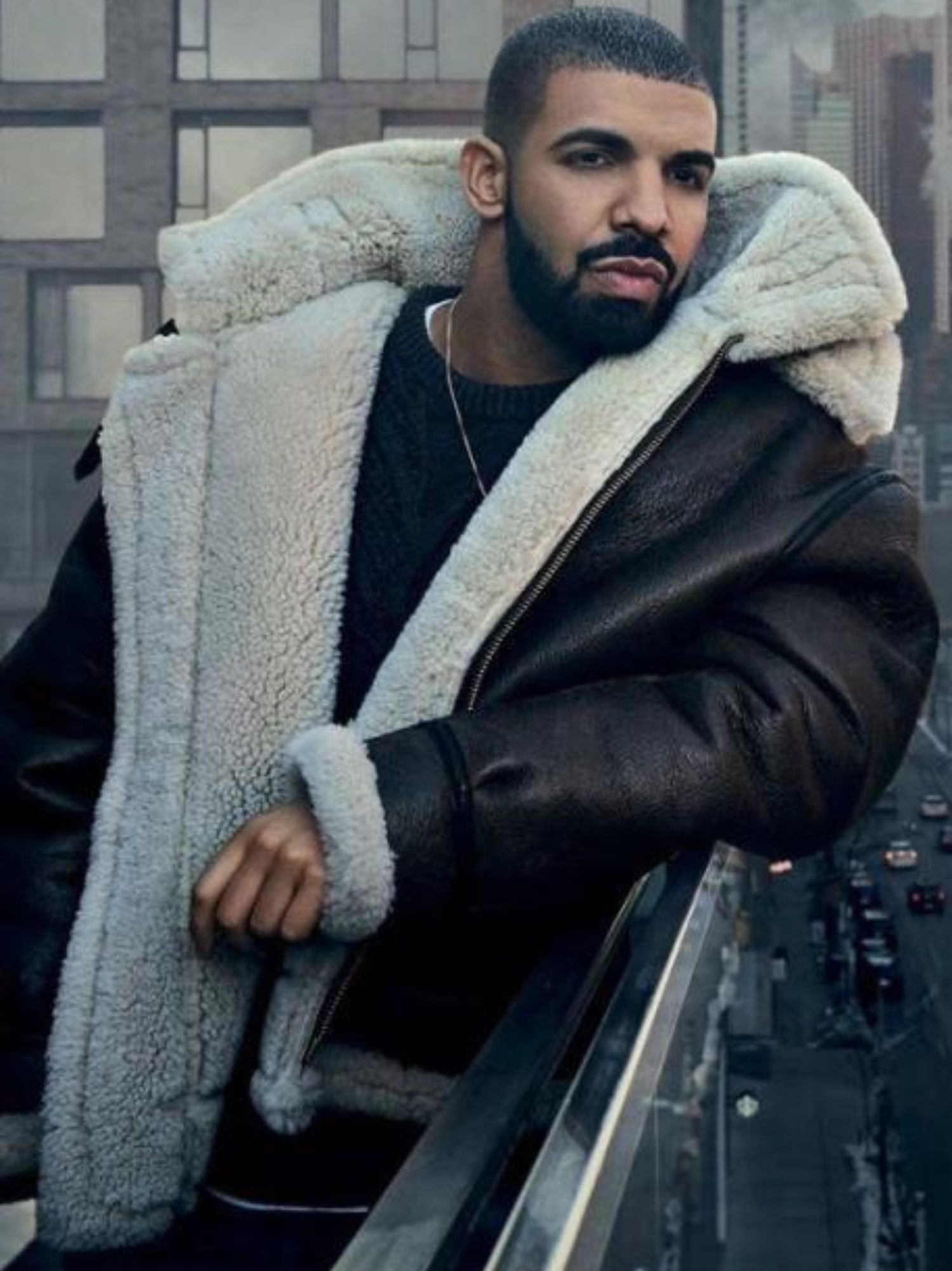 Drake Shearling B3 Aviator Big Jacket Drake Shearling B3 Aviator Big Jacket