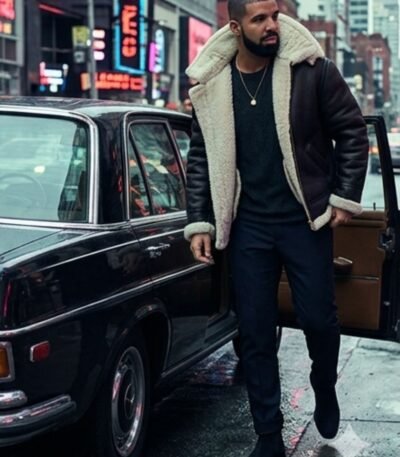 Drake Shearling B3 Aviator Big Jacket