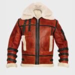 Drew Aviator B6 Sheepskin Bomber Leather Jacket