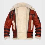 Drew Aviator B6 Sheepskin Bomber Leather Jacket