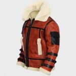 Drew Aviator B6 Sheepskin Bomber Leather Jacket