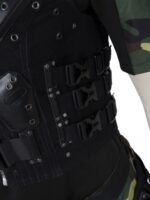 Dwayne Johnson G I Joe Retaliation Black Leather Vest
