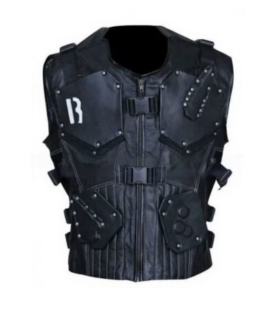 Dwayne Johnson G I Joe Retaliation Black Leather Vest