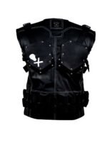 Dwayne Johnson G I Joe Retaliation Black Leather Vest