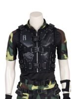 Dwayne Johnson G I Joe Retaliation Black Leather Vest