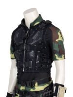Dwayne Johnson G I Joe Retaliation Black Leather Vest