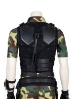 Dwayne Johnson G I Joe Retaliation Black Leather Vest