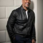 Dwayne Johnson Jungle Cruise Black Leather Jacket