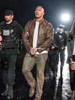 Dwayne Johnson Rampage Brown Jacket