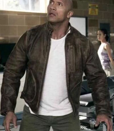 Dwayne Johnson Rampage Brown Jacket