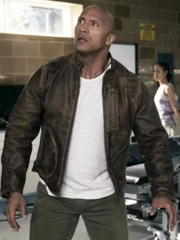 Dwayne Johnson Rampage Brown Jacket