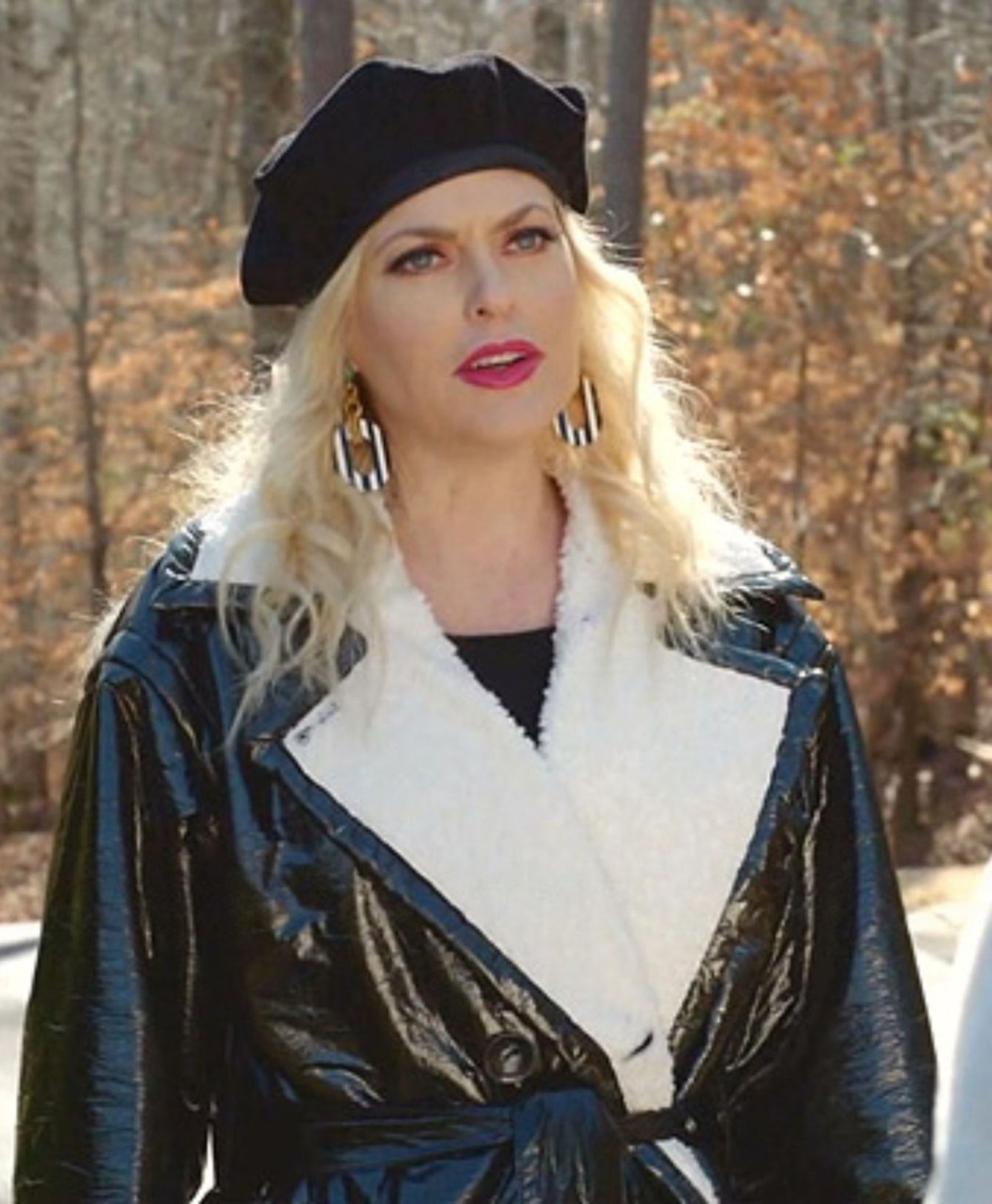 Dynasty S03 Alexis Carrington Leather Mid Length Coat Dynasty S03 Alexis Carrington Leather Mid Length Coat