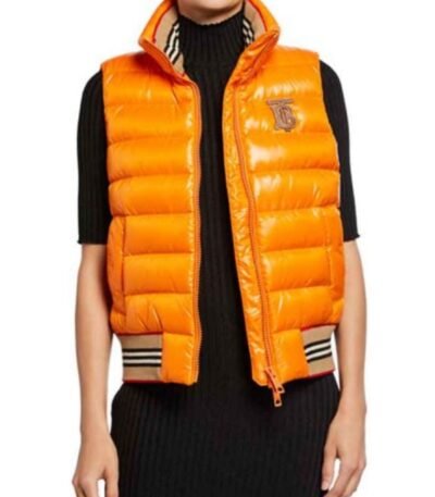 Dynasty S03 Fallon Carrington Orange Parachute Vest