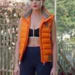 Dynasty S03 Fallon Carrington Orange Parachute Vest