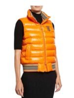 Dynasty S03 Fallon Carrington Orange Parachute Vest