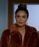 Dynasty S1 E18 Cristal Carrington Brown Fur Coat