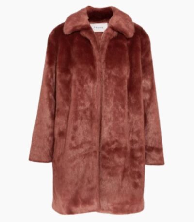Dynasty S1 E18 Cristal Carrington Brown Fur Coat