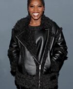 Earth Mama 2023 Doechii Black Leather Jacket