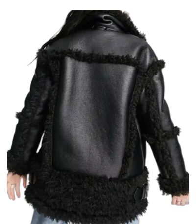 Earth Mama 2023 Doechii Black Leather Jacket