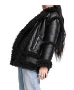 Earth Mama 2023 Doechii Black Leather Jacket