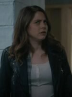 East New York 2023 Brandy Quinlan Biker Black Jacket