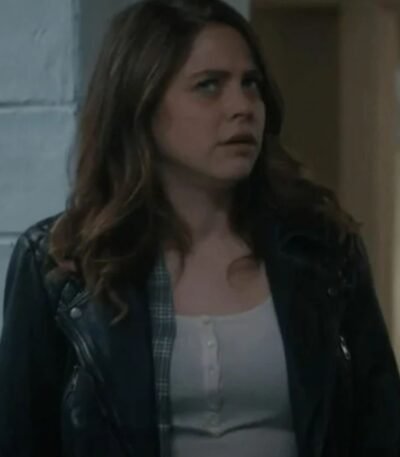 East New York 2023 Brandy Quinlan Biker Black Jacket