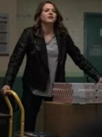 East New York 2023 Brandy Quinlan Biker Black Jacket