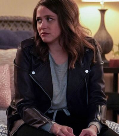 East New York 2023 Brandy Quinlan Biker Black Jacket