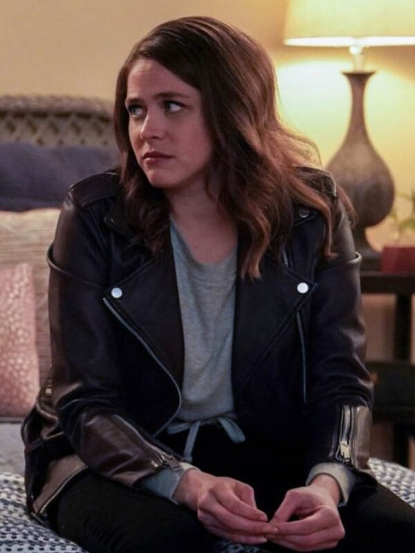 East New York 2023 Brandy Quinlan Biker Black Jacket