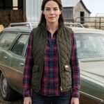 Echoes S1 E6 and E7 Leni Green Quilted Vest