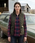 Echoes S1 E6 and E7 Leni Green Quilted Vest