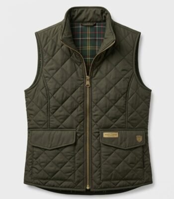 Echoes S1 E6 and E7 Leni Green Quilted Vest