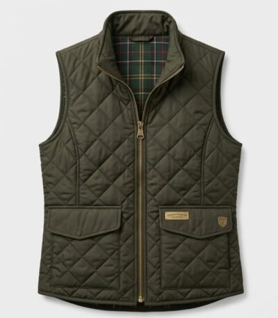 Echoes S1 E6 and E7 Leni Green Quilted Vest