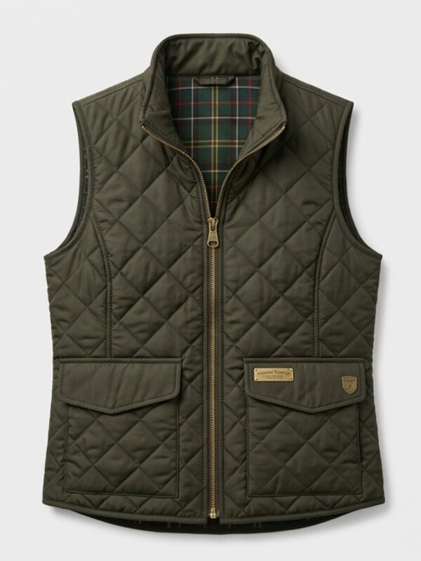 Echoes S1 E6 and E7 Leni Green Quilted Vest