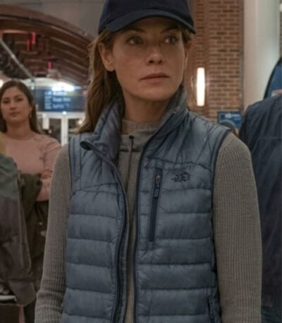 Echoes S1 E7 Leni Teal Blue Vest
