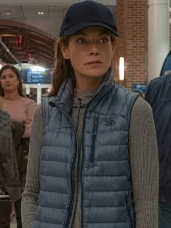 Echoes S1 E7 Leni Teal Blue Vest
