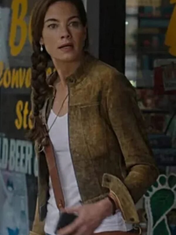 Echoes S1 Leni and Gina Green Suede Jacket